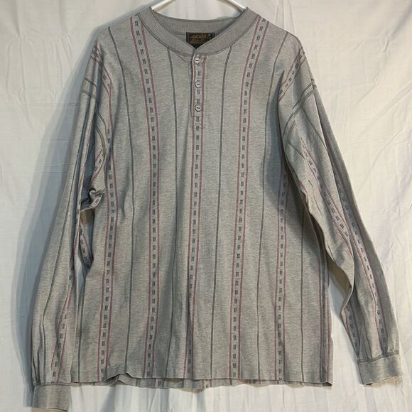 Eddie Bauer outfitter Seattle USA made in USA mens Tall large quarter button - Picture 2 of 5
